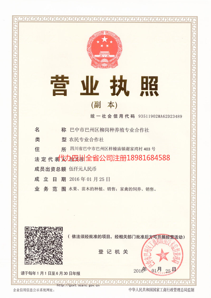 百色百色柳岗种养殖专业合作社